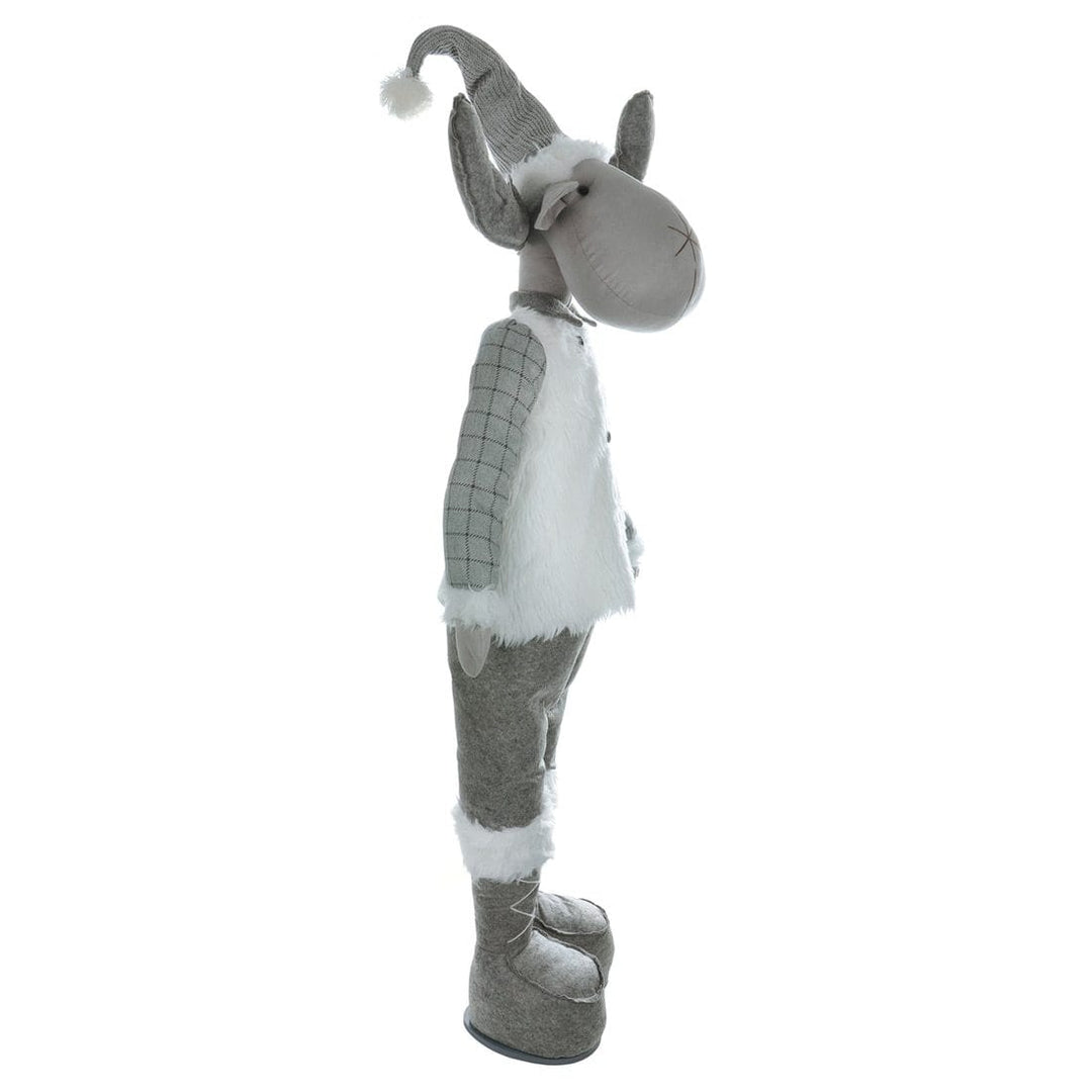 Large 138cm Standing Reindeer Christmas Novelty Decoration
