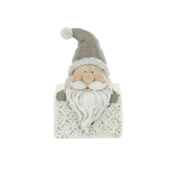Christmas Tealight Candle Holder Xmas Glitter Decoration Santa