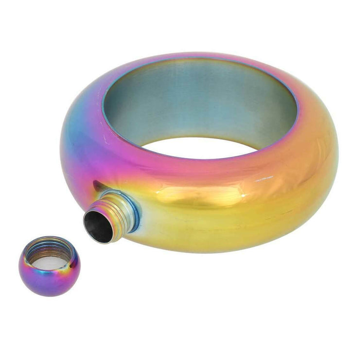 Stylish Stainless Steel Hip Flask Party Bangle Bracelet 125ml