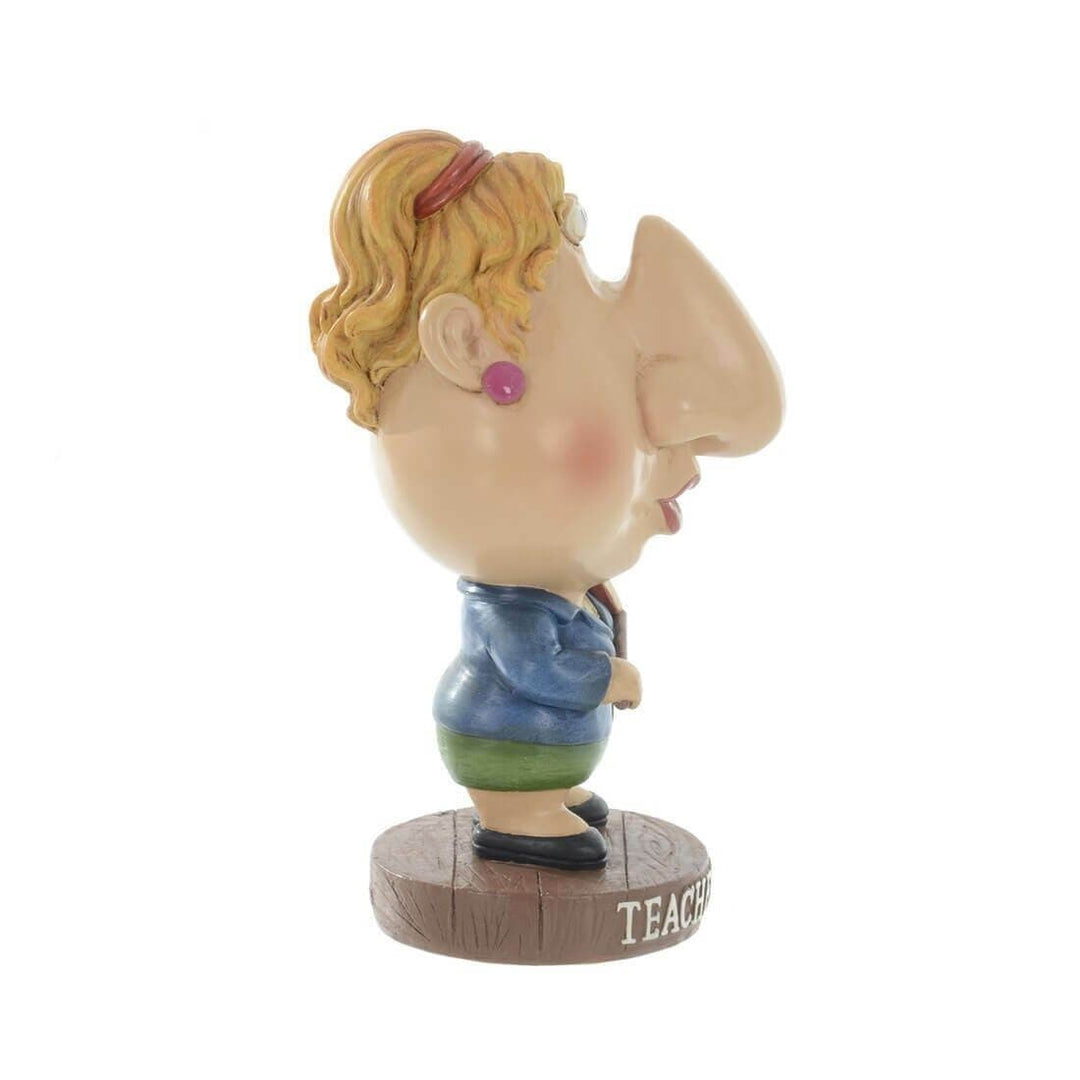 Woman Teachers Specs Novelty Reading Glasses Holder Stand Figure