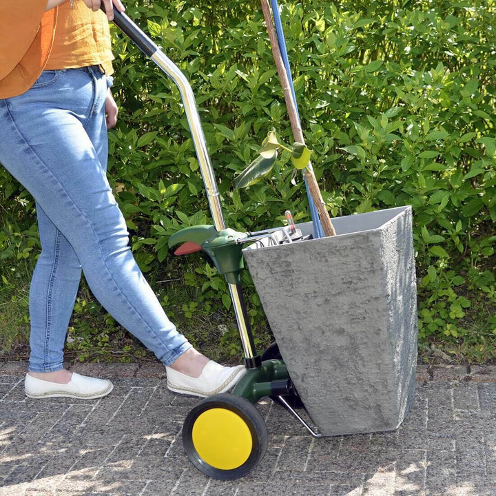 Plant Pot Mover Trolley Outdoor Gardening Tool With Wheels 118cm