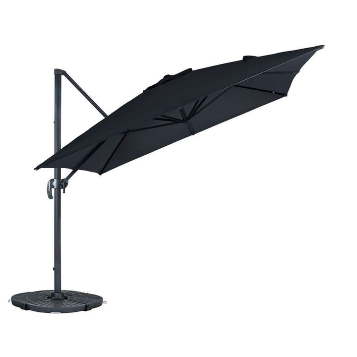 3 x 3m Roma Square Parasol Large Cantilever Garden Shade