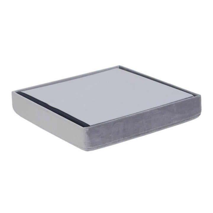 Hodge &amp; Hodge Velvet Effect Storage Ottoman With Lid