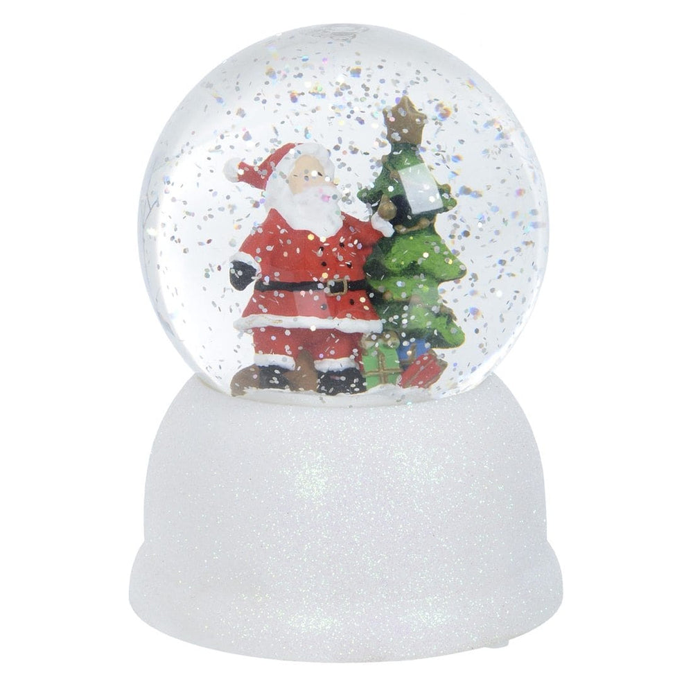 Novelty Christmas Glitter Water Globe With Santa Claus
