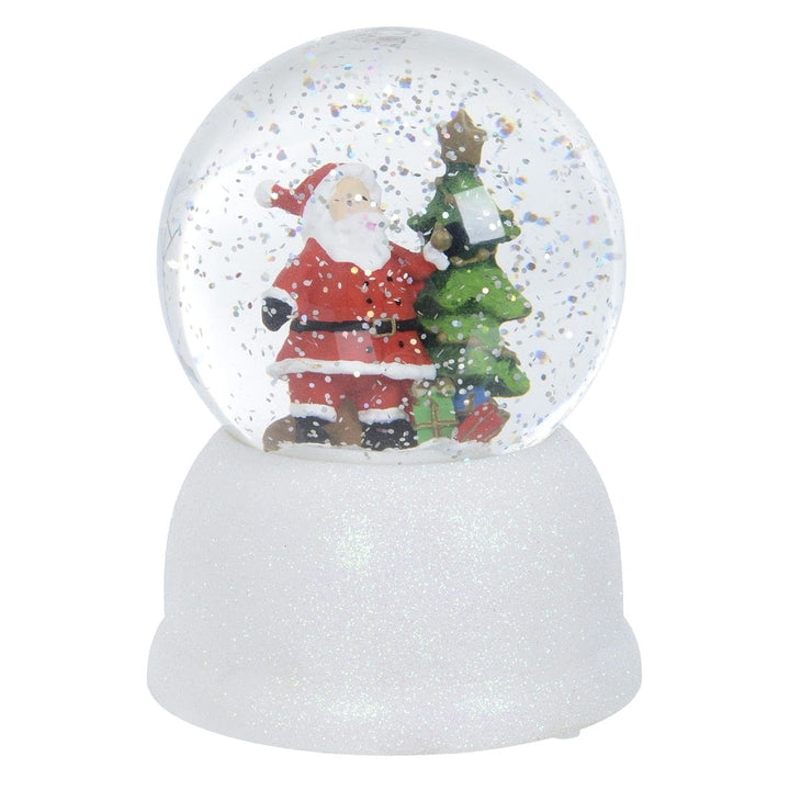Novelty Christmas Glitter Water Globe With Santa Claus