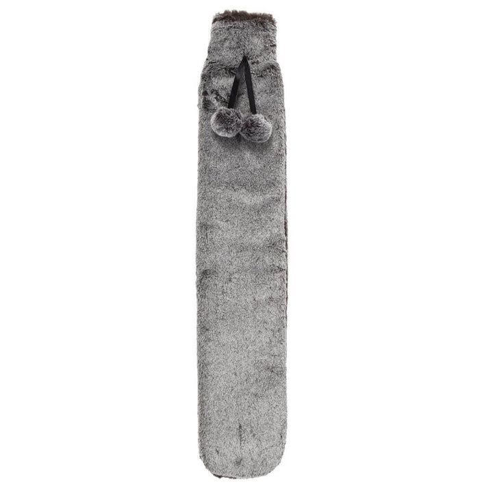 Hodge &amp; Hodge 72cm Long Hot Water Bottle Faux Fur Cover 2L 2 Tone Sand Dune
