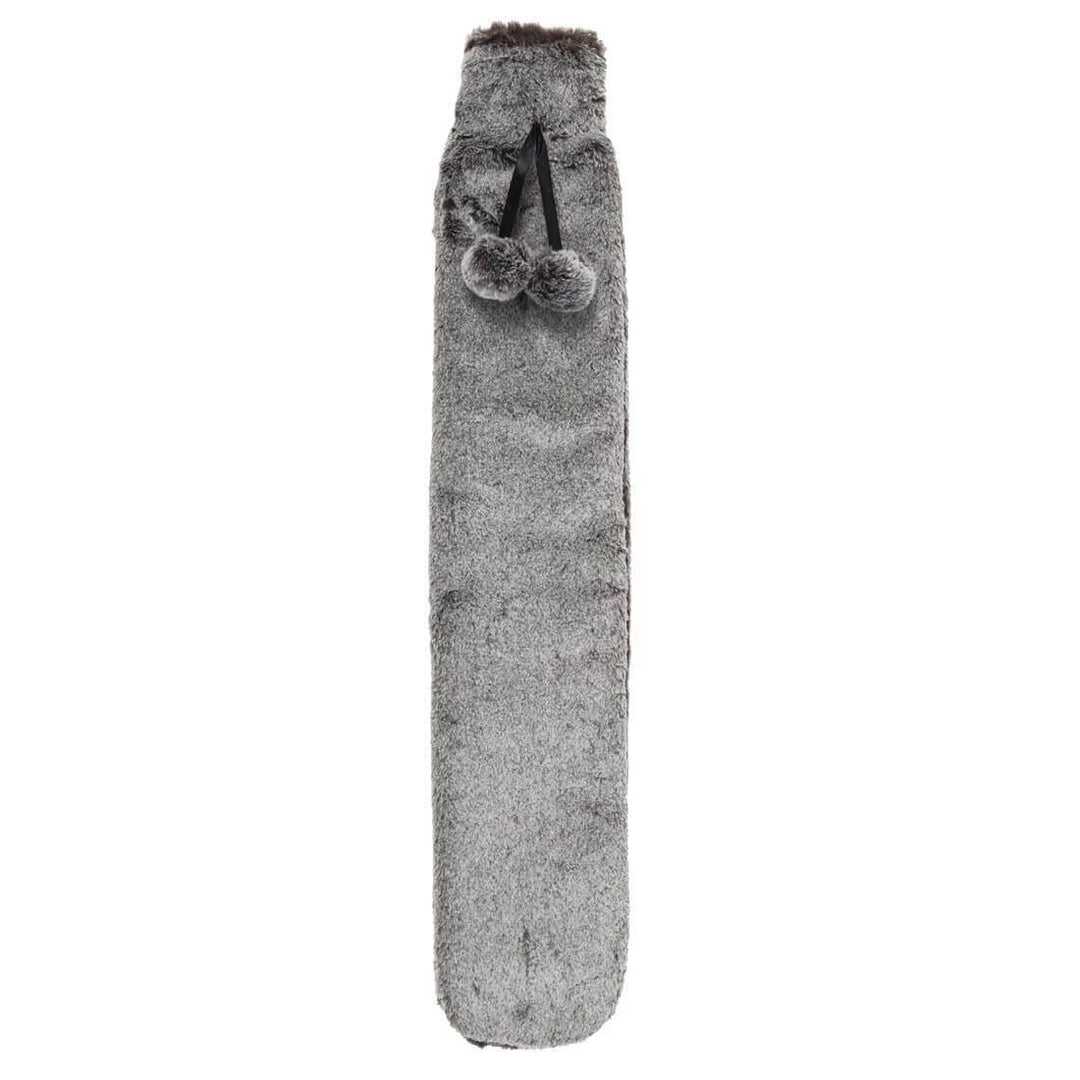 Hodge & Hodge 72cm Long Hot Water Bottle Faux Fur Cover 2L 2 Tone Sand Dune