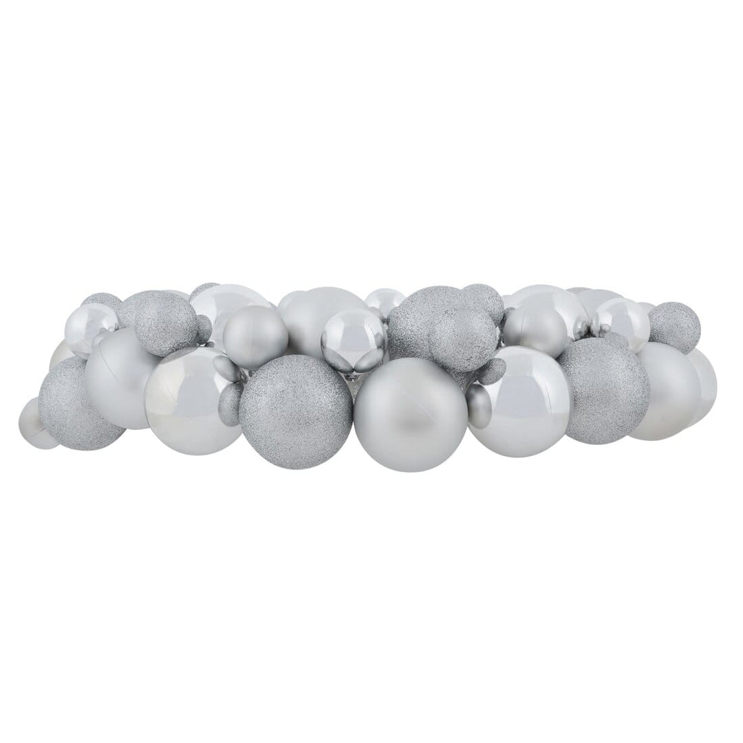 Round Christmas Bauble Wreath Hanging Decoration 45cm
