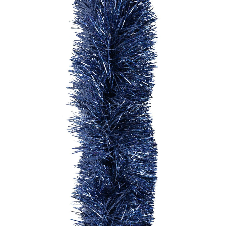 2m Luxury Extra Thick 10 Ply Tinsel Christmas Decoration Laser Purple