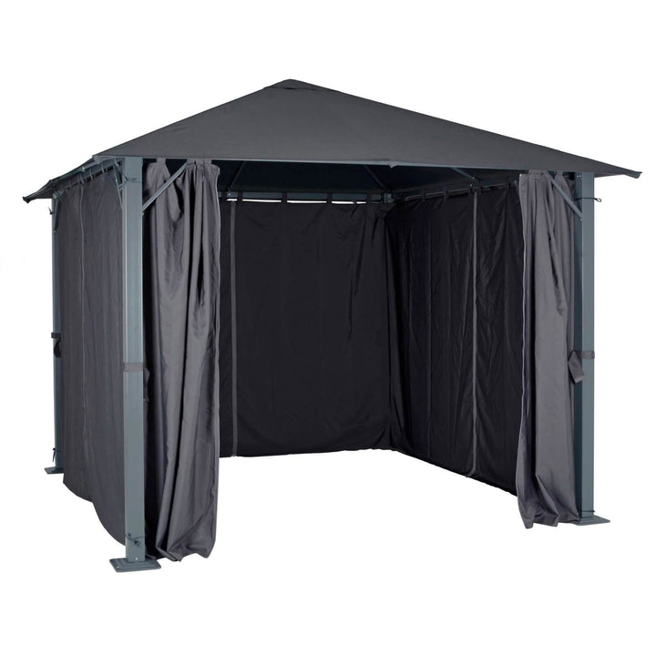 Azuma Gazebo Garden Pavillion Party Tent Curtains Marquee 3m