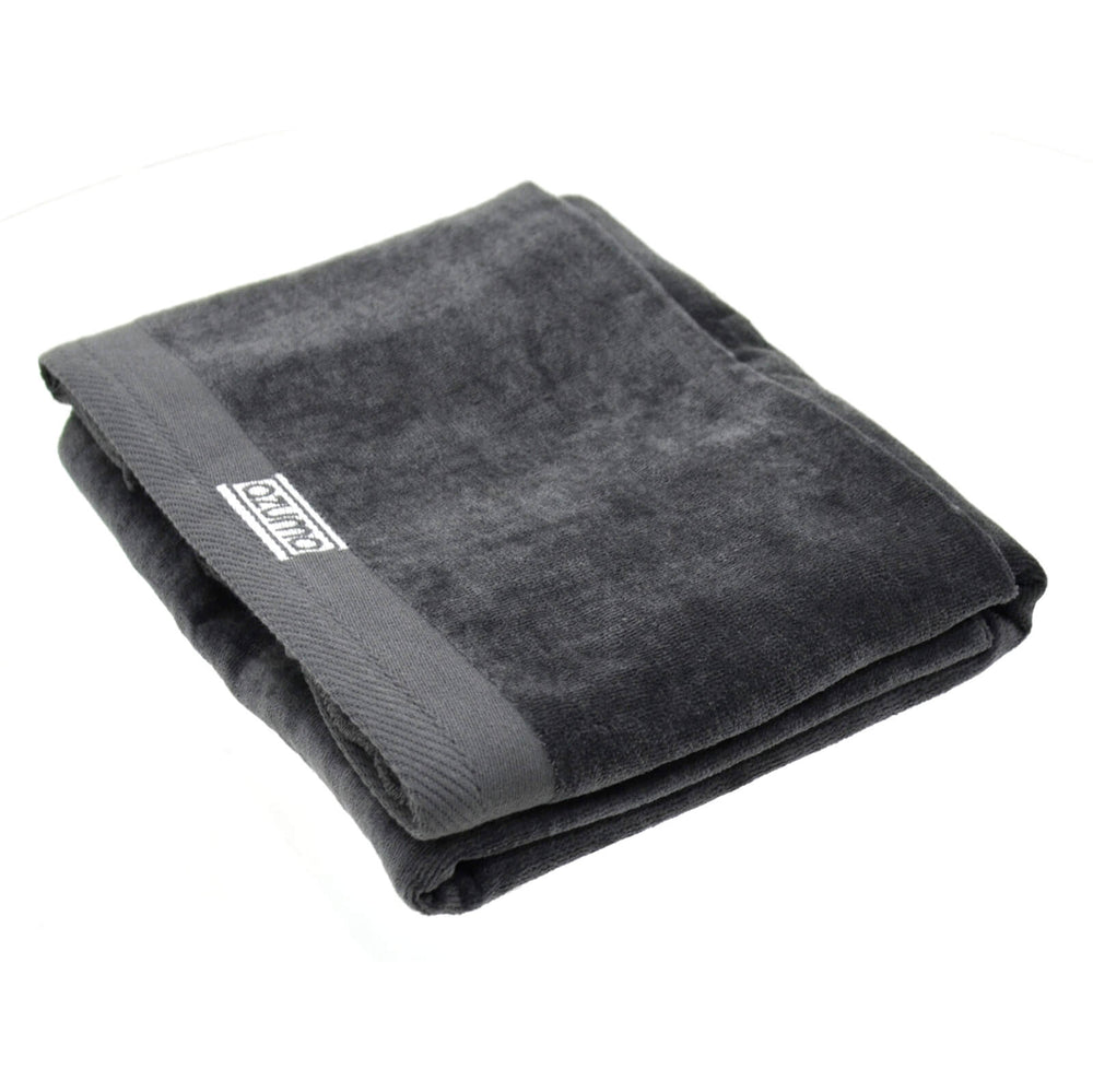 Garden Recliner Chair Towel Grey Cover Beach Relaxer 100% Cotton