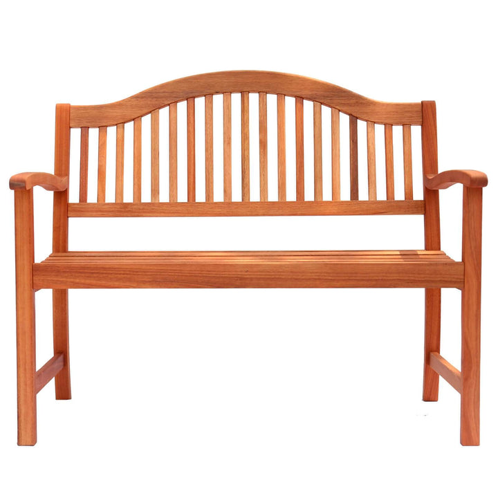 Azuma Wooden Bench 2 Seat Garden Hardwood Furniture