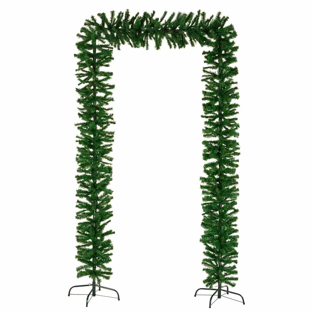 240cm Traditional Green Christmas Tree Arch 2 Sizes 240cmx140cm