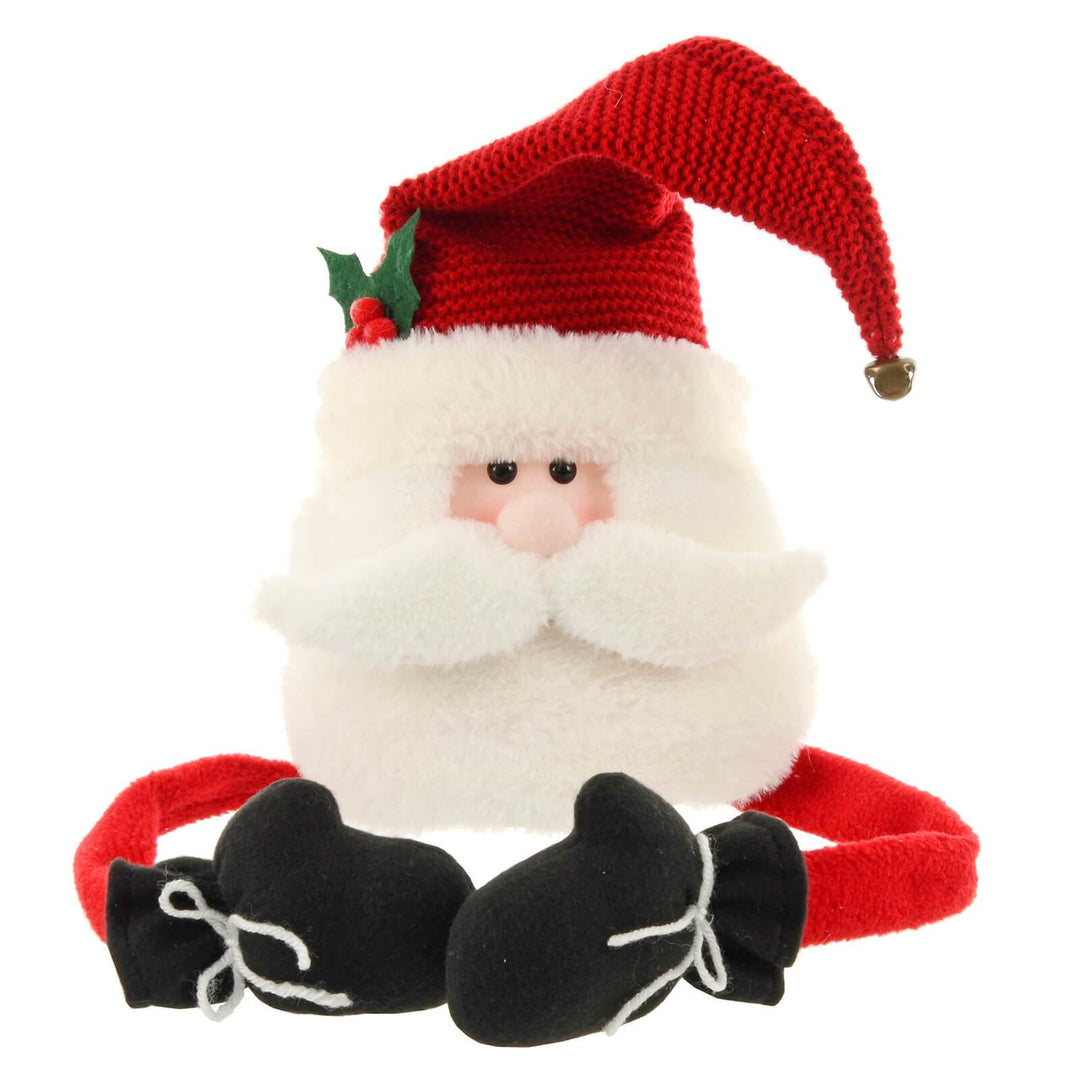 Novelty Christmas Tree Hugger Topper Bendy Arms Elf Santa Snowman