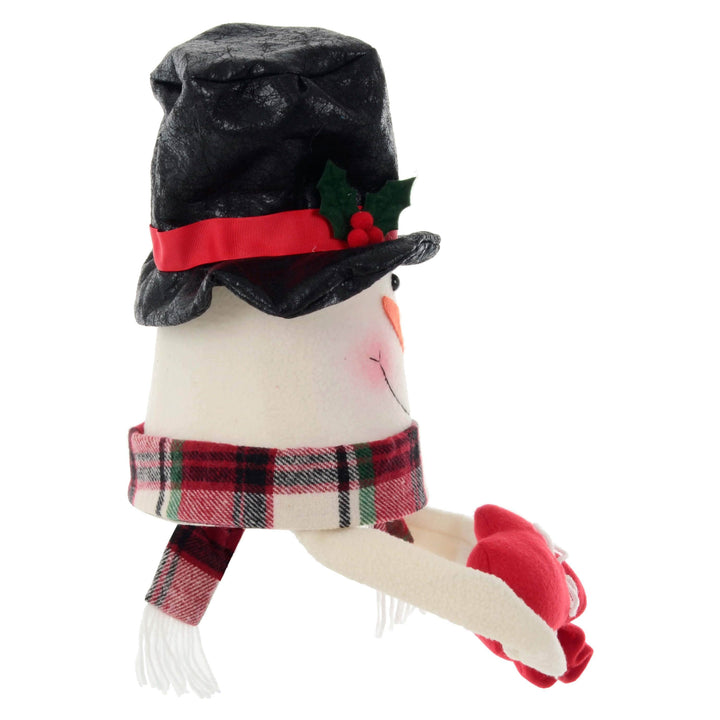 Novelty Christmas Tree Hugger Topper Bendy Arms Elf Santa Snowman