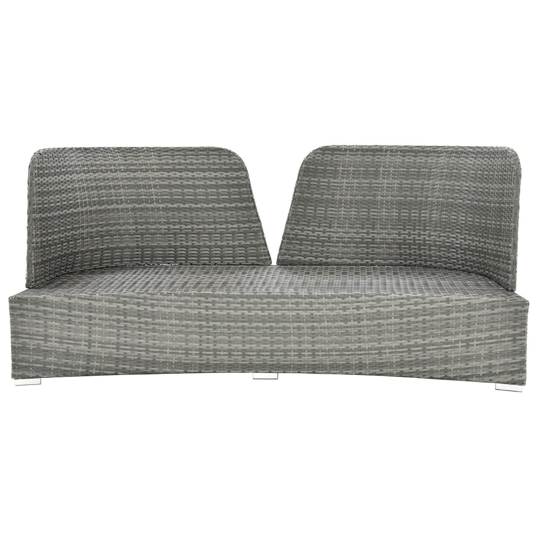 Casares Garden Sofa Suite Grey Rattan Day Bed Rising Table