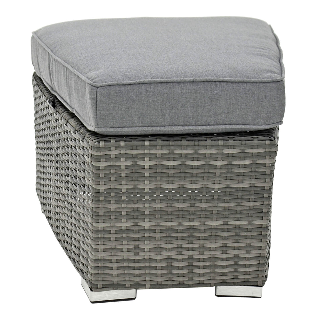 Casares Garden Sofa Suite Grey Rattan Day Bed Rising Table