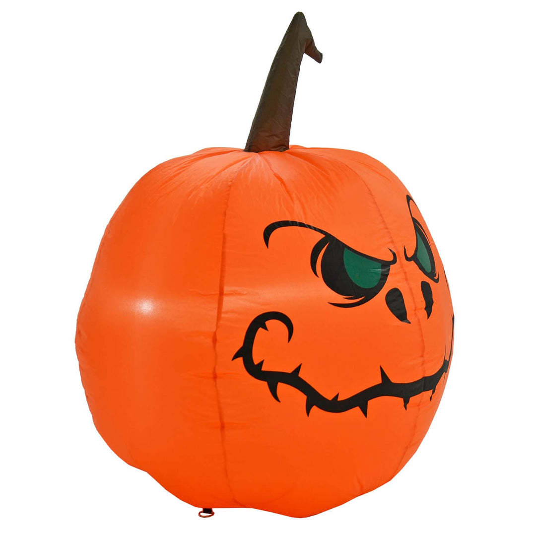 4ft Light Up Inflatable Evil Pumpkin Halloween Party Decoration