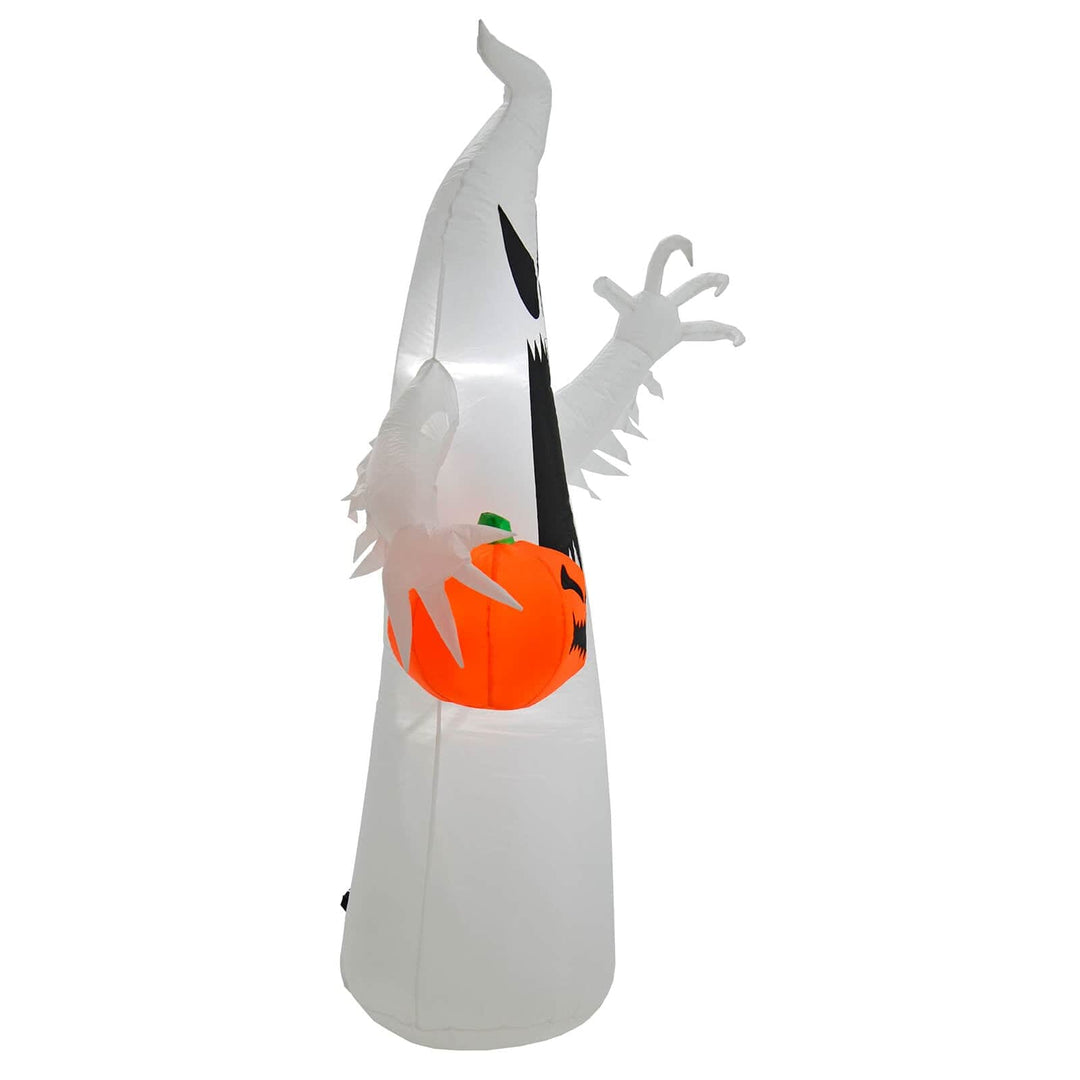 6ft LED Inflatable Ghost With Pumpkin Halloween Party Decoration