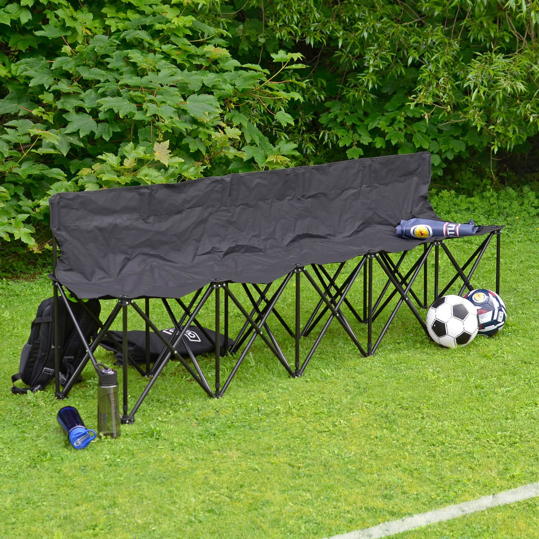 Azuma 5 Seat Folding Bench Sports Team Subs Camping Football