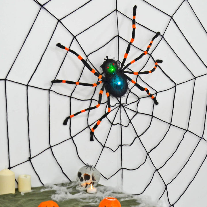 Large Spider LED Body Halloween Party Decoration Tarantula 68cm