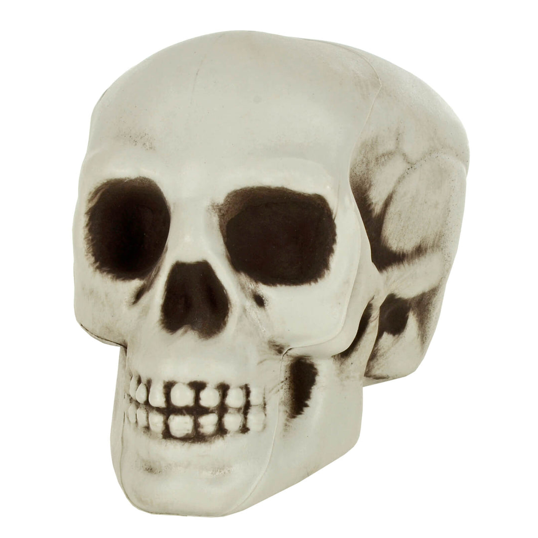 Pack of 6 Skulls 10cm Plastic Set Halloween Party Decoration