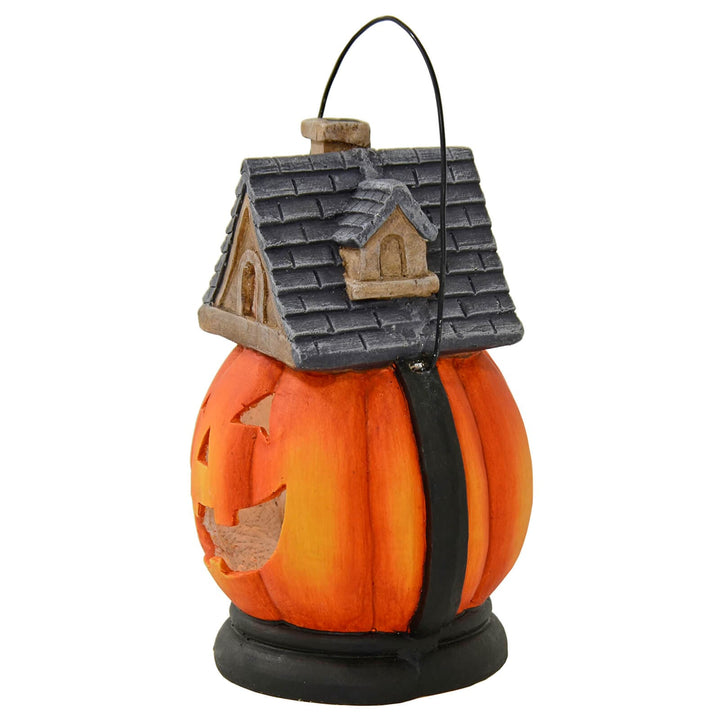 Pumpkin House Lantern Candle Holder Halloween Decoration 38cm