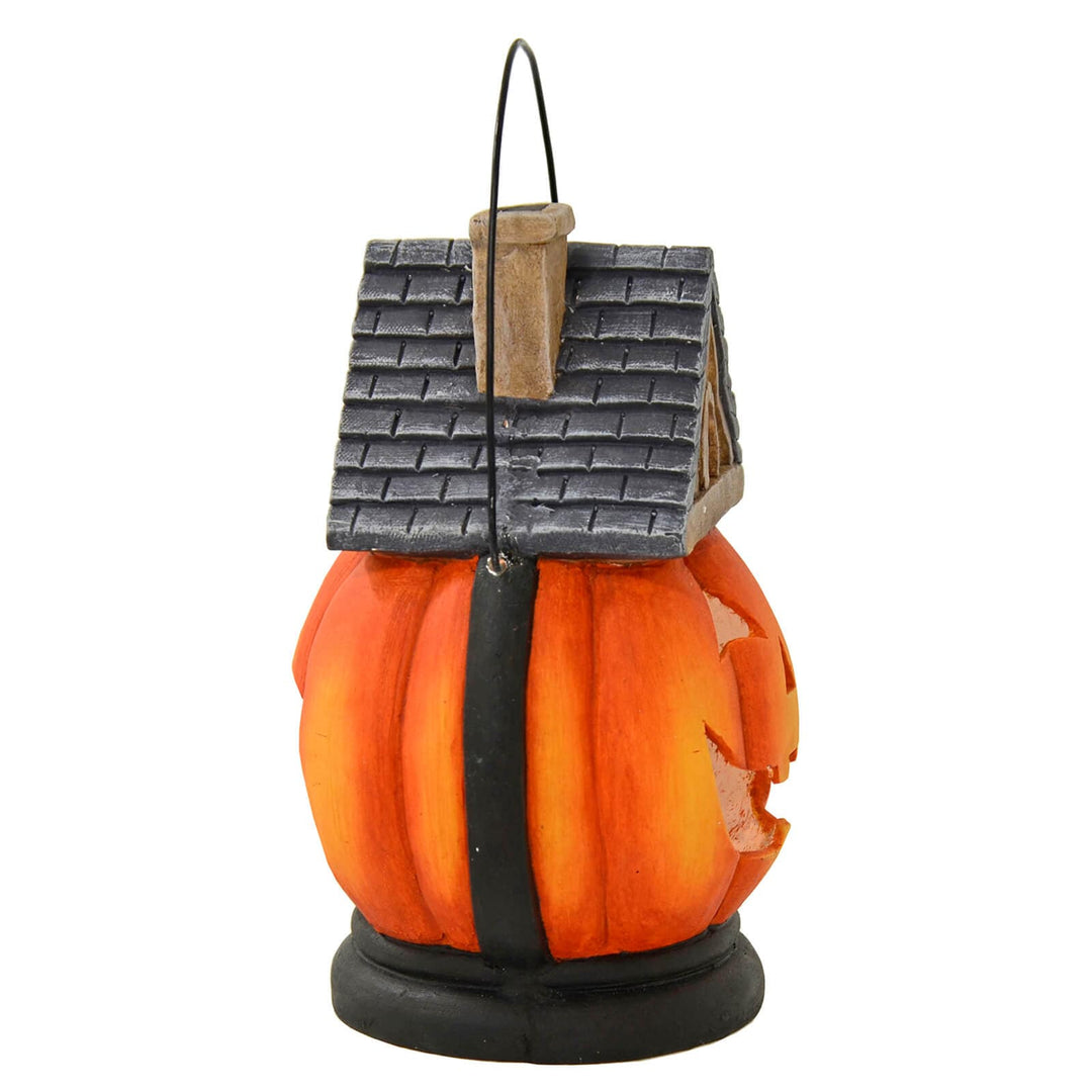 Pumpkin House Lantern Candle Holder Halloween Decoration 38cm