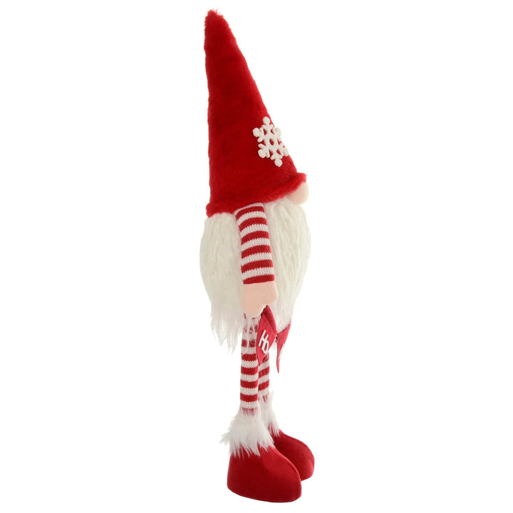 Light Up Christmas Gonk Ho Ho Ho Bunting Red White 54cm