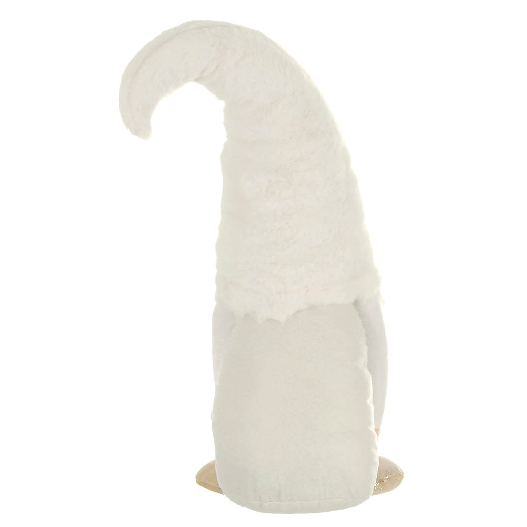 White Gonk With Gold Star Christmas Decoration 50cm