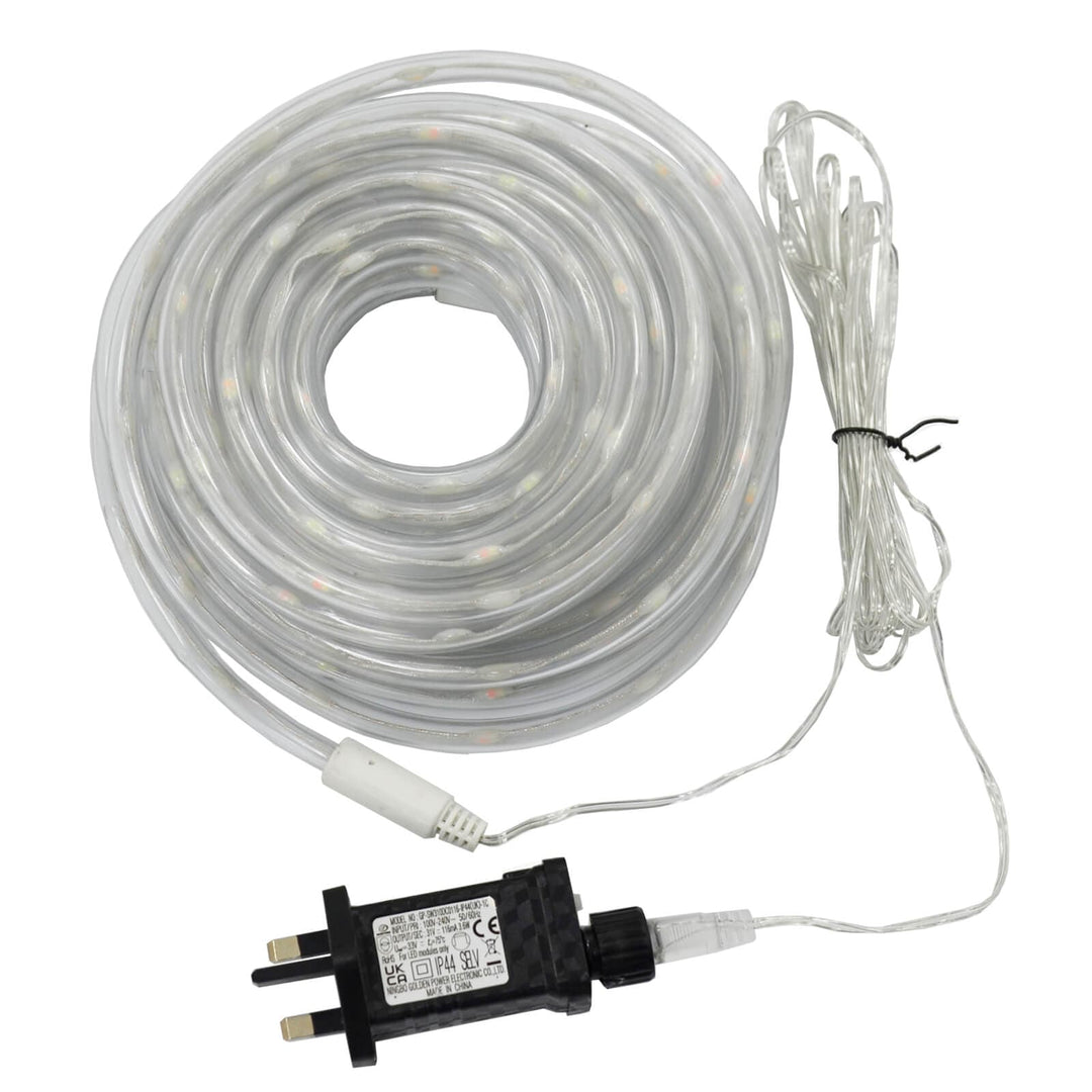 Dual Colour LED Rope Light Indoor Outdoor Multi Function 10m