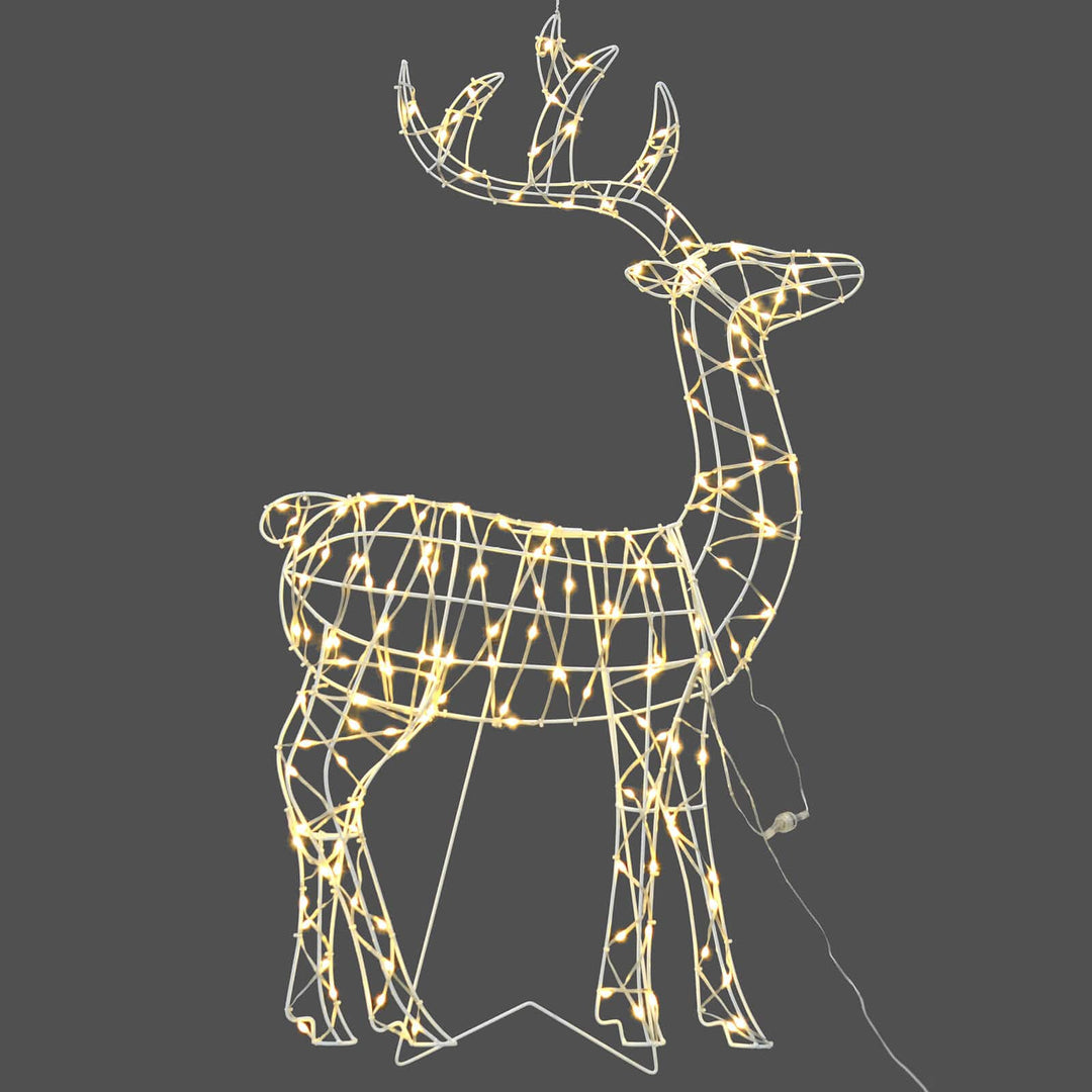 LED Reindeer Standing Silhouette Outdoor Christmas Decoration