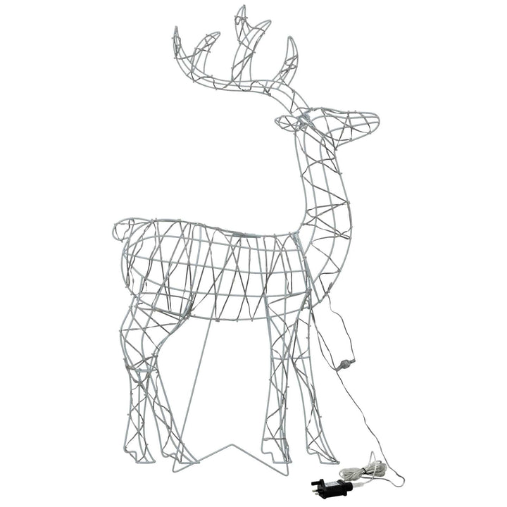 LED Reindeer Standing Silhouette Outdoor Christmas Decoration