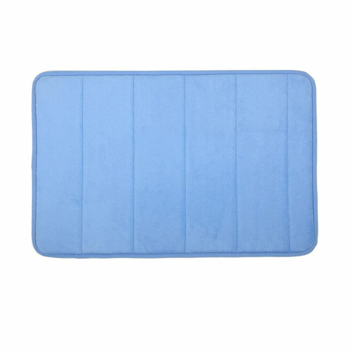 Microfibre Memory Foam Non Slip Bathroom Bath Shower Mat Azure / 50x80cm