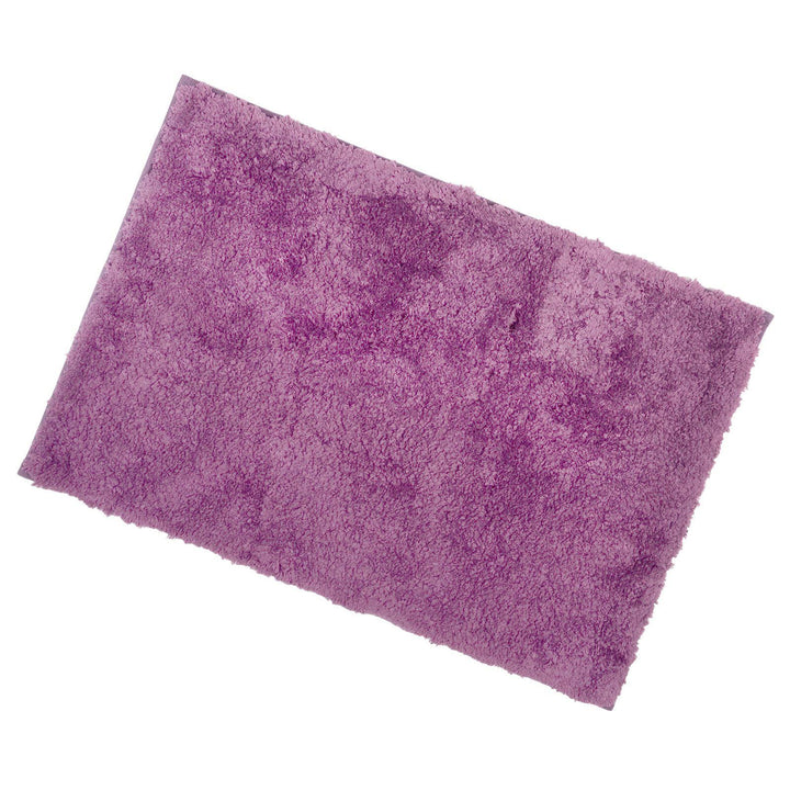 Soft Tufted Bathroom Bath Shower Mat Non-Slip Backing 12 Colours Lavender / 50x80cm