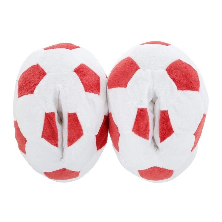 Kids Novelty 3D Football Shaped Slippers With Non-Slip Soles