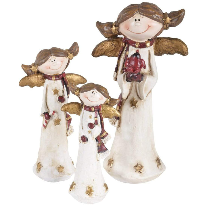 Resin Angel Christmas Decorations - Assorted Sizes