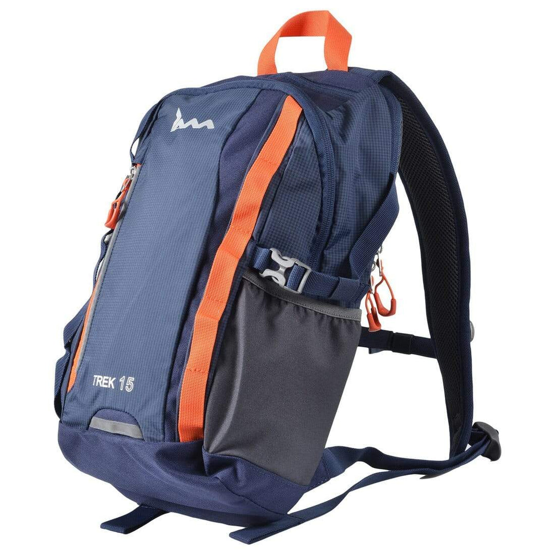 JAM Trek Backpack Waterproof Padded Secure Tablet Pocket Navy / 15 Litre