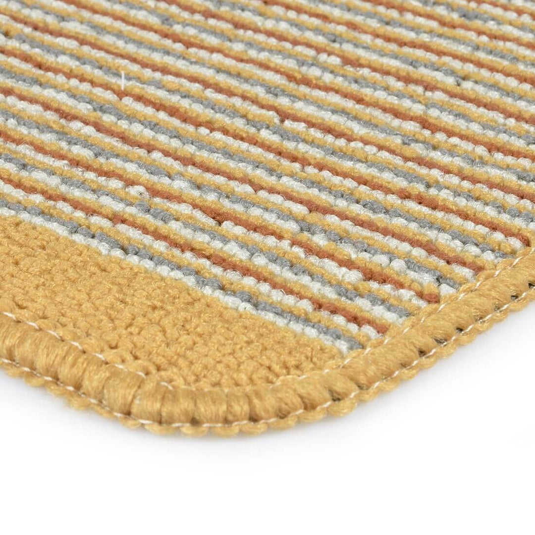 Striped Pattern Doormat 57 x 37 cm Assorted Colours